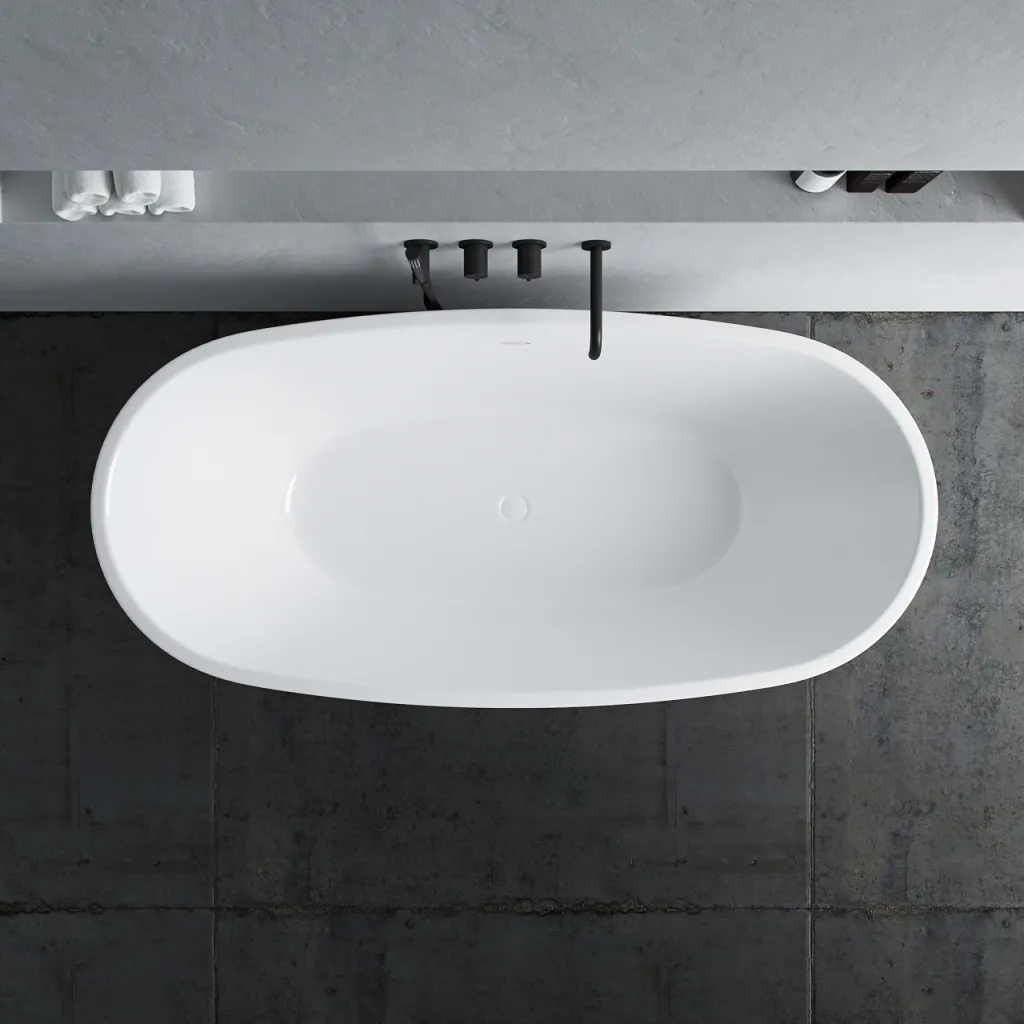 ArkiLife Nomi AN170 - Badkar 170x80 cm, Blank Vit