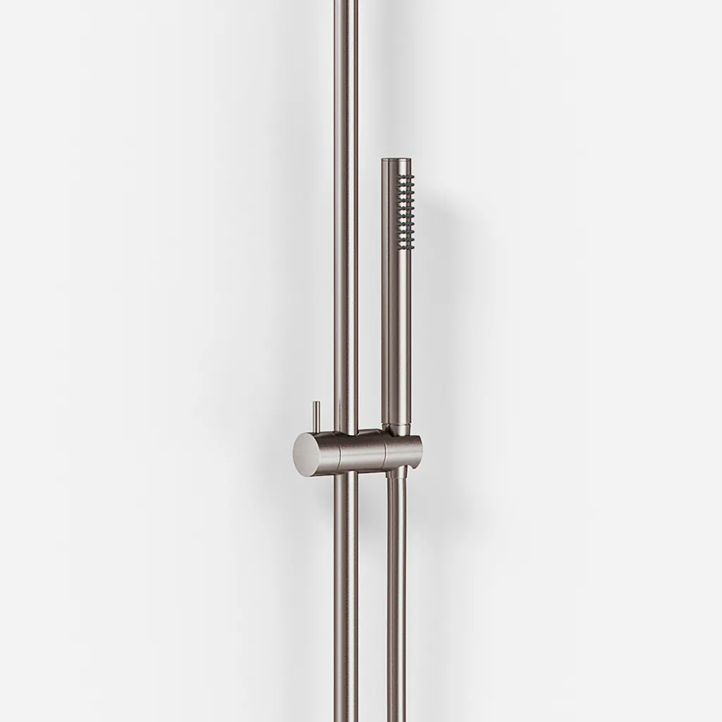 Semplice SRL10 S02 - Termostatsats, XXL Rain DeLux Ø28 m/EasyClean, PVD borstat stål