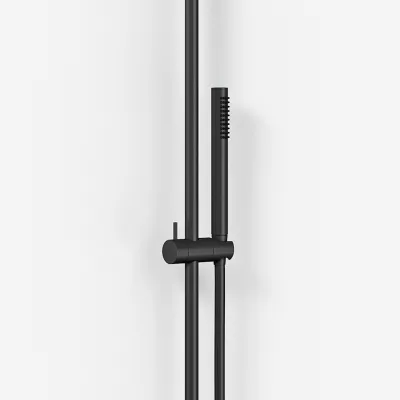 Semplice SRL10 S02 - Termostatsats, XXL Rain DeLux Ø28 m/EasyClean, Mattsvart