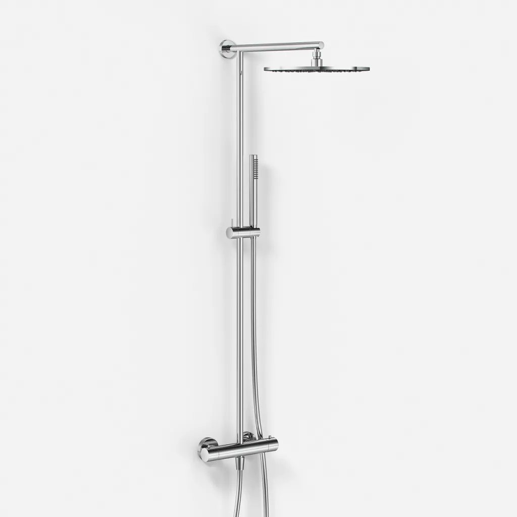 Semplice SRL10 S03 - Termostatset, Rain DeLuxe RHB30, Ø30 cm, Krom