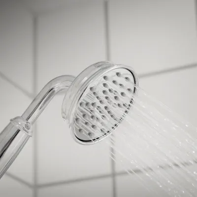 Hassel&Teudt HBR800 S02 - Duschstångssats m/Ø31 cm. Rain DeLuxe m/EasyClean, Chrome