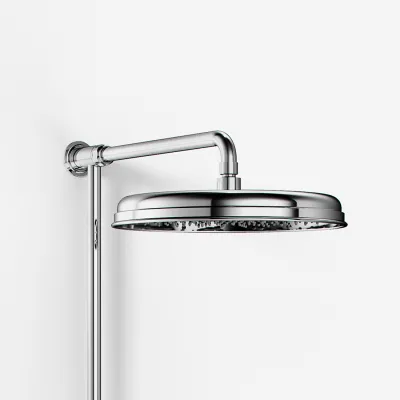 Hassel&Teudt HBR800 S02 - Duschstångssats m/Ø31 cm. Rain DeLuxe m/EasyClean, Chrome
