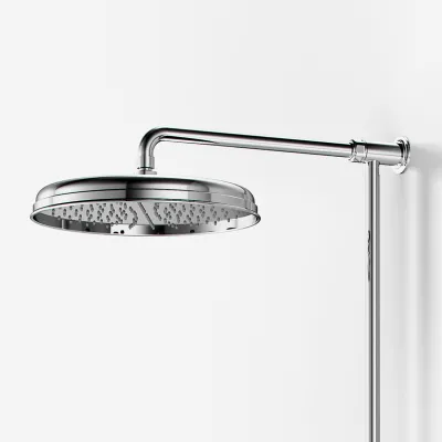 Hassel&Teudt HBR800 S02 - Duschstångssats m/Ø31 cm. Rain DeLuxe m/EasyClean, Chrome