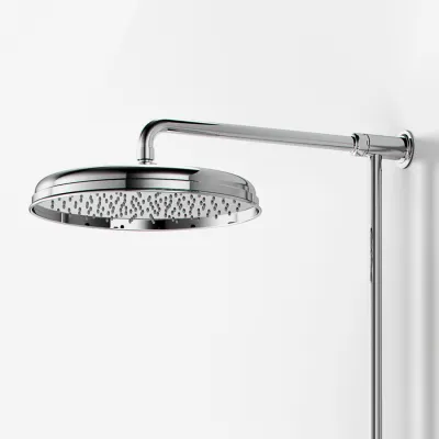Hassel&Teudt HBT900 S02 - SmartTerm duschstångsset med Ø31 cm. Rain DeLuxe med EasyClean, Krom