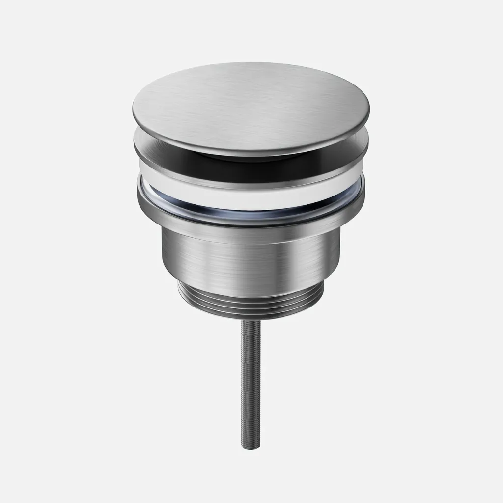 Classwell CBV02 - Universal bottenventil, borstat rostfritt stål