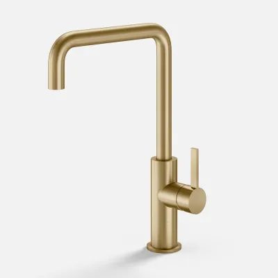 ArkiLife AVAO AAKV101 - Köksblandare. med 22 cm U-pip, PVD borstad mässing