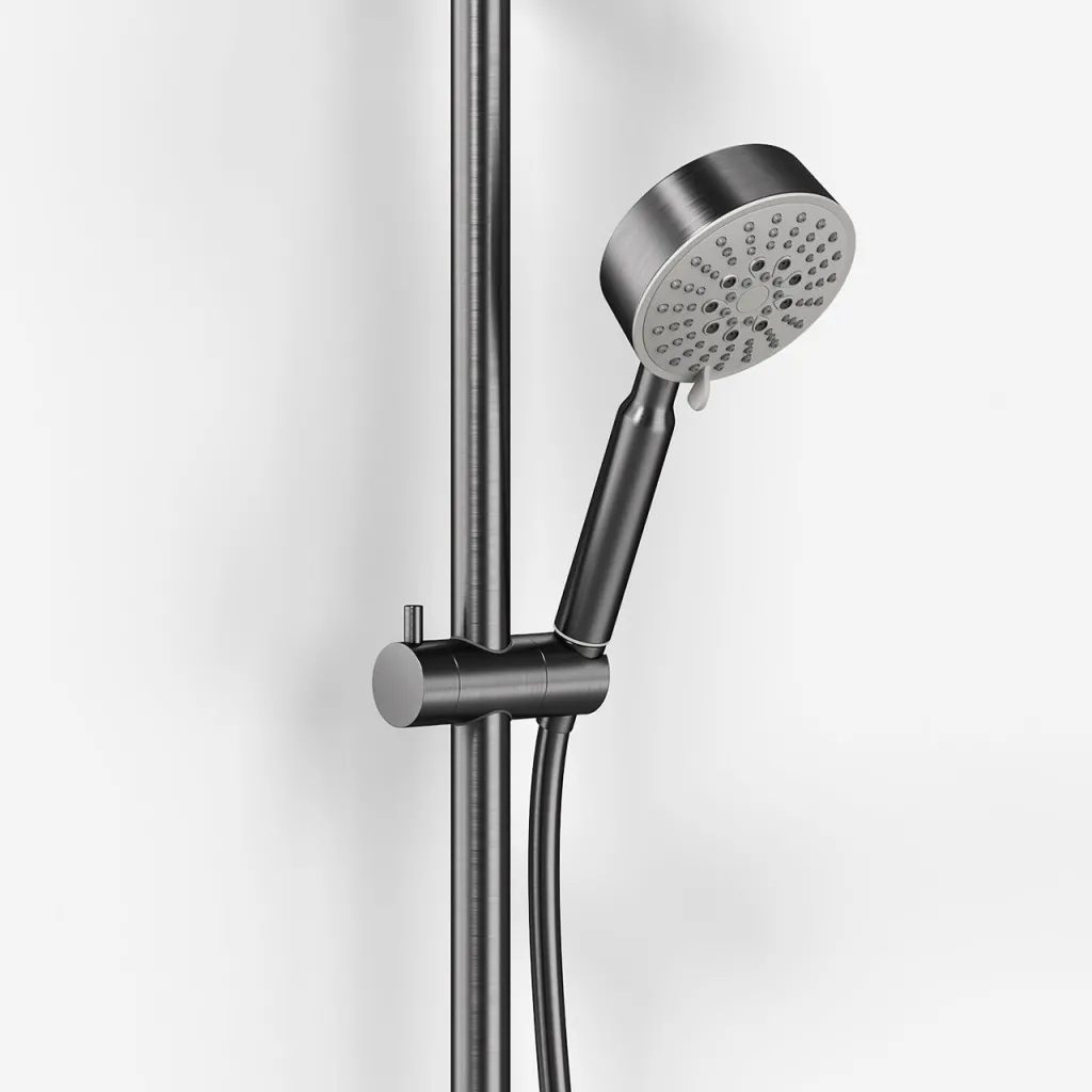 ArkiLife AVAO AABT900 - Termostatsats Ø30 Wellness Rain, PVD Borstad Gunmetal
