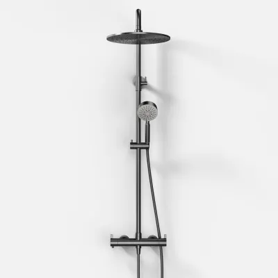 ArkiLife AVAO AABT900 - Termostatsats Ø30 Wellness Rain, PVD Borstad Gunmetal