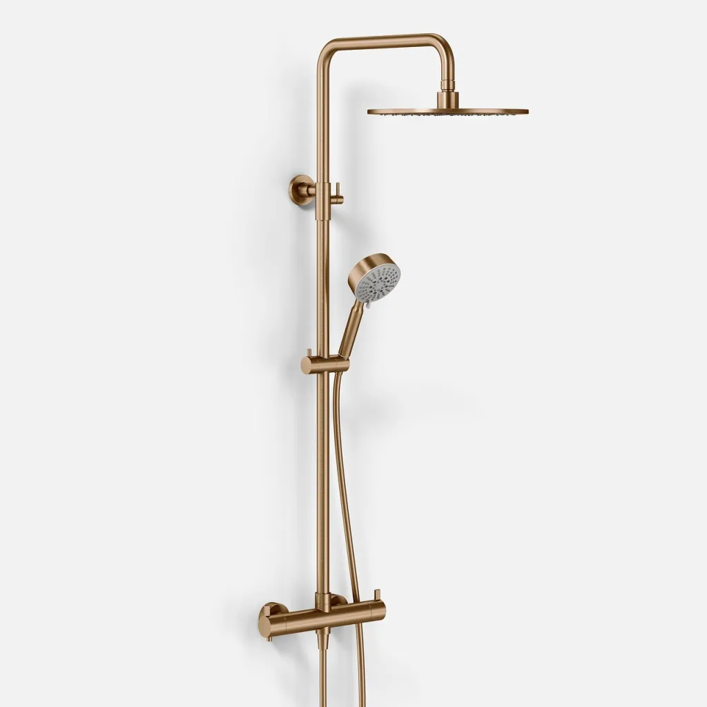 ArkiLife AVAO AABT900 - Termostatsats Ø30 Wellness Rain, PVD Borstad Koppar