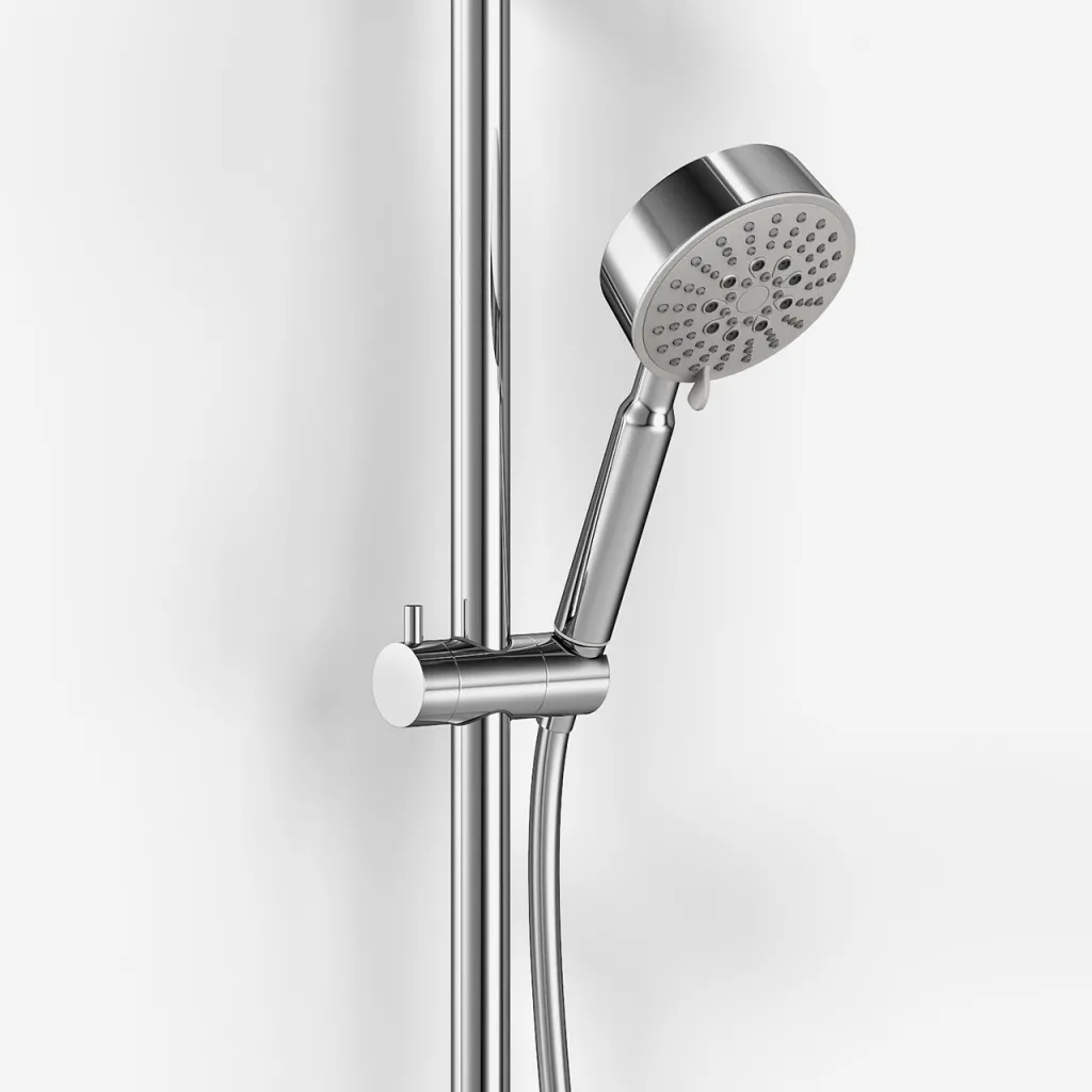 ArkiLife AVAO AABT900 - Termostatsats Ø30 Wellness Rain m/EasyClean, Krom