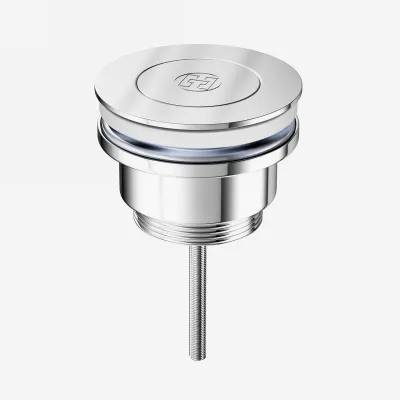 Hassel&Teudt HBV01 - Universal push-open bottenventil, krom