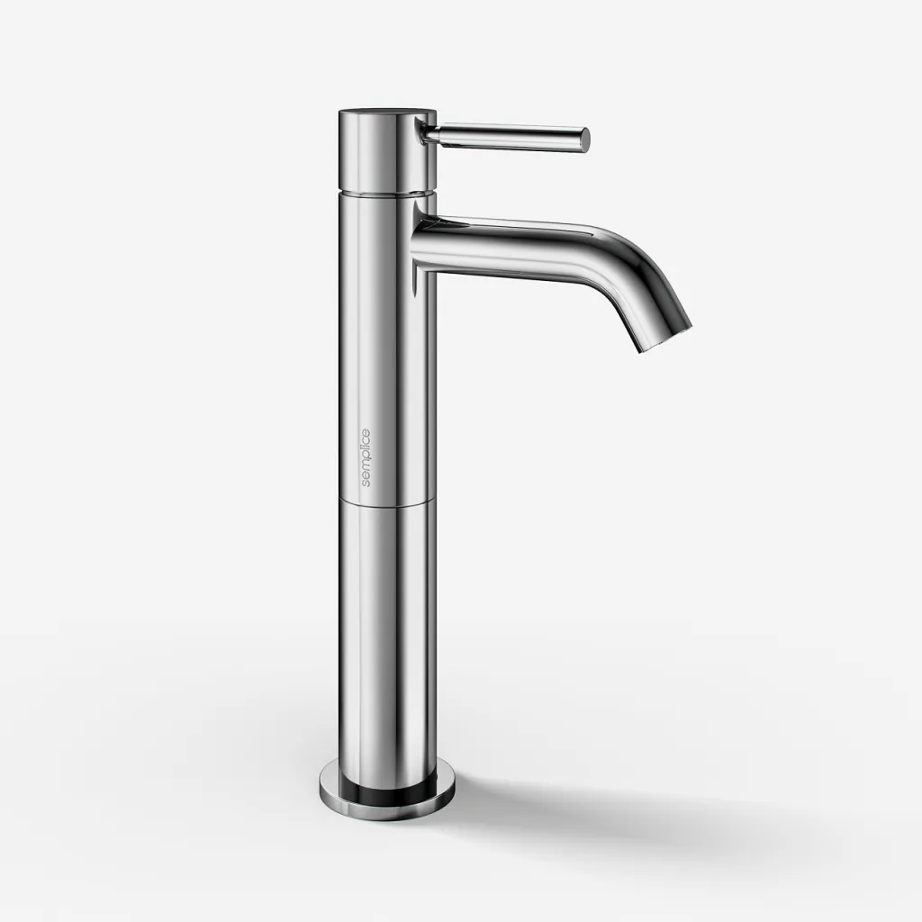 Semplice SHV401 S01 - Engreppsblandare för tvättställ, Krom