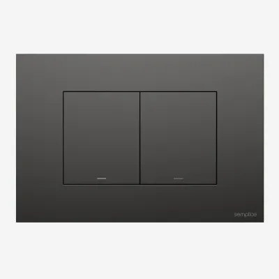 Semplice SX-K2 - Spolplatta, PVD Matt Gun Metal
