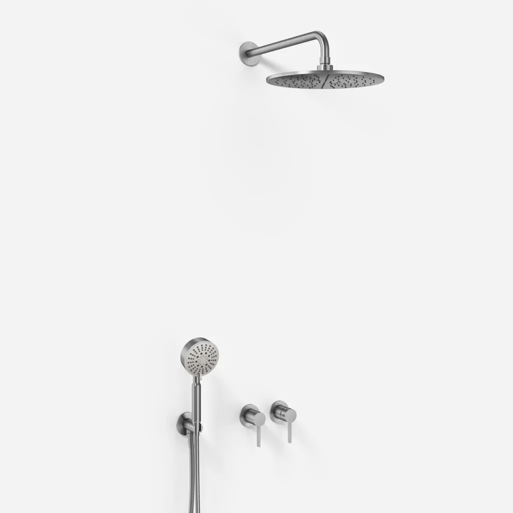 ArkiLife AVAO AA801 S01 - Ø30 Wellness Regn m/EasyClean, Borstat Rostfritt Stål