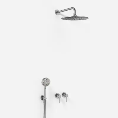 ArkiLife AVAO AA801 S01 - Ø30 Wellness Regn m/EasyClean, Borstat Rostfritt Stål