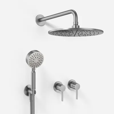 ArkiLife AVAO AA801 S01 - Ø30 Wellness Regn m/EasyClean, Borstat Rostfritt Stål