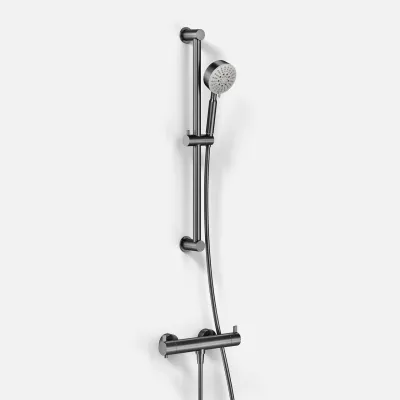 ArkiLife AVAO AABT204 S01 - Termostat inkl. Duschset, PVD Borstad Gunmetal