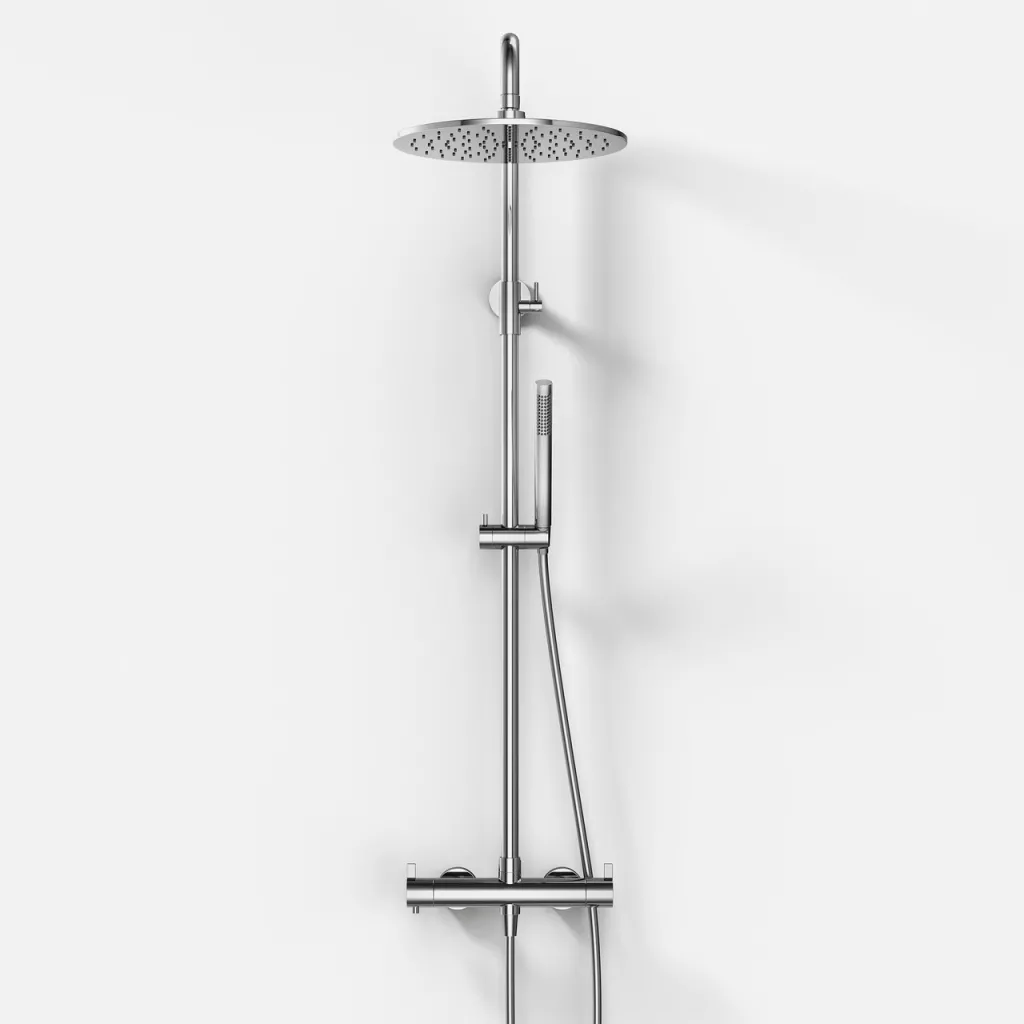 ArkiLife AVAO AABT900 S02 - Termostatsats Ø30 Wellness Rain, Krom