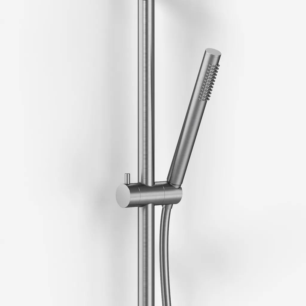 ArkiLife AVAO AABT900 S02 - Termostatsats Ø30 Wellness Rain, Borstat Rostfritt Stål