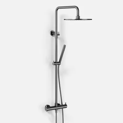 ArkiLife AVAO AABT900 S02 - Termostatsats Ø30 Wellness Rain, PVD Borstad Gun-metall