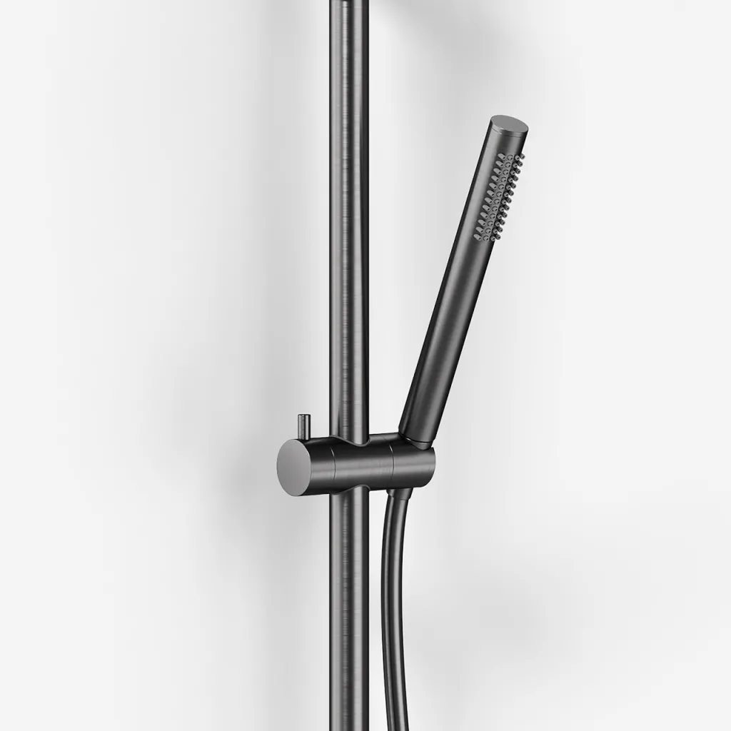 ArkiLife AVAO AABT900 S02 - Termostatsats Ø30 Wellness Rain, PVD Borstad Gun-metall