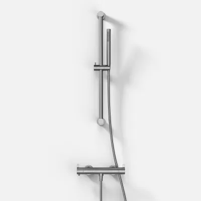 ArkiLife AVAO AABT204 S02 - Termostat inkl. Duschset, sticka, borstat rostfritt stål