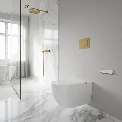 Aqualux PAX2-R Duschtoilet - LuxDusch bidéfunktion & soft-close sits