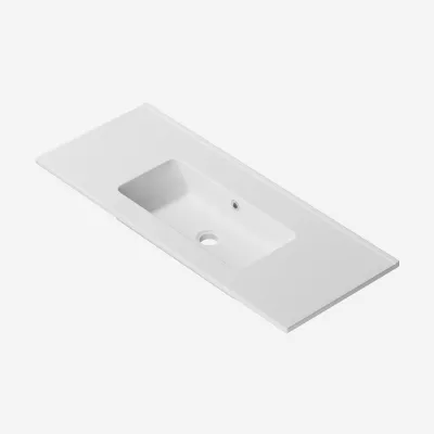 ArkiLife Ceramo® AC9036 - Mattvit, utan kranhål