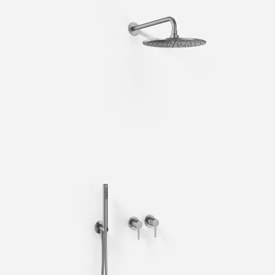 ArkiLife AVAO AA801 S02 - Ø30 Wellness Rain m/EasyClean, Stick, Borstad Rostfritt Stål
