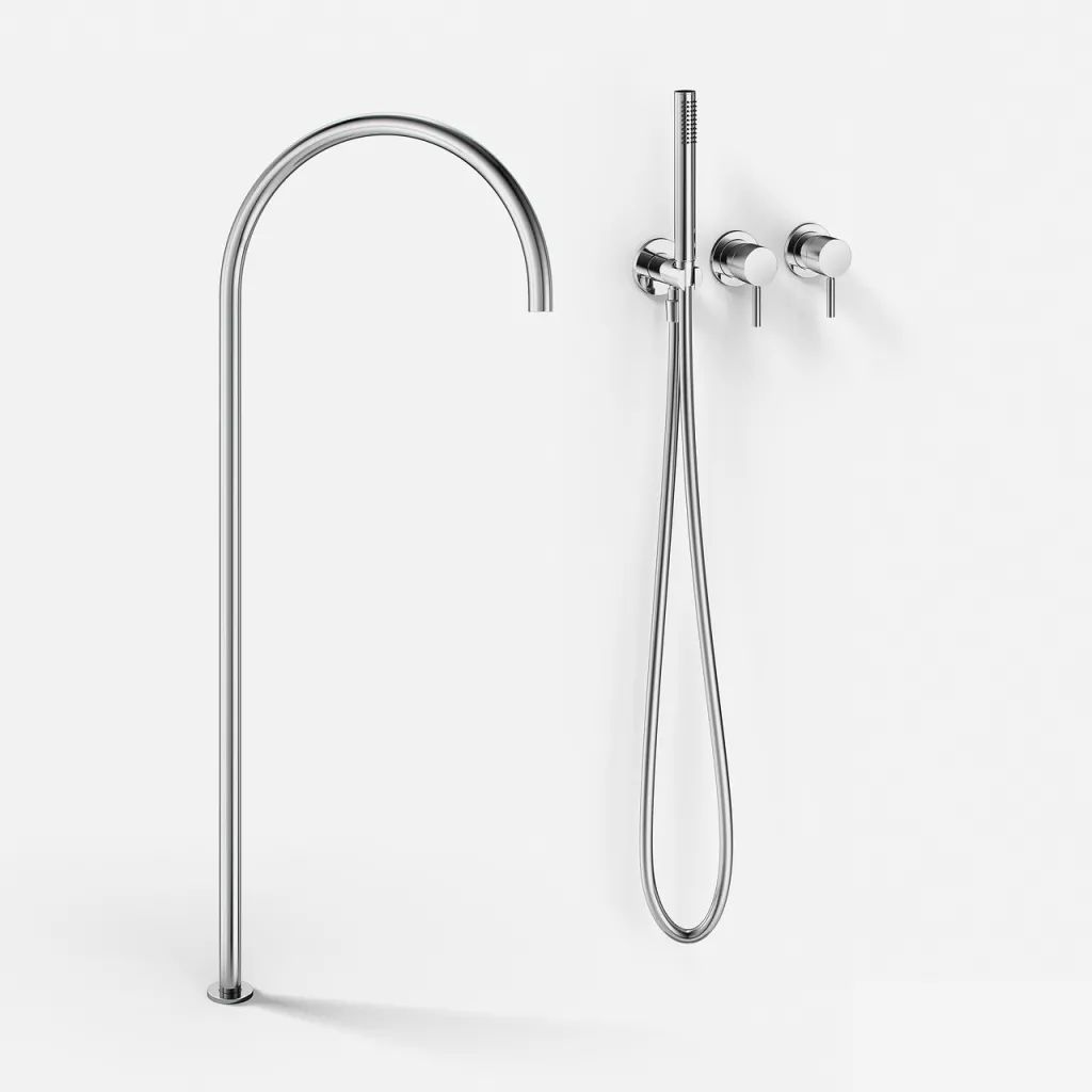 Semplice SBR801 S12 - Badkar/dusch, krom