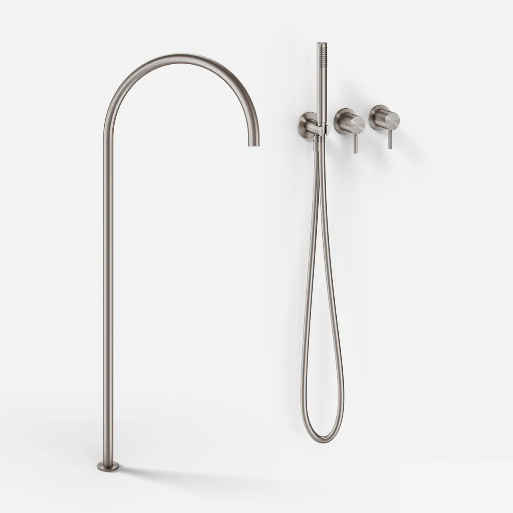 Semplice SBR801 S12 - Badkar/dusch, PVD borstat stål