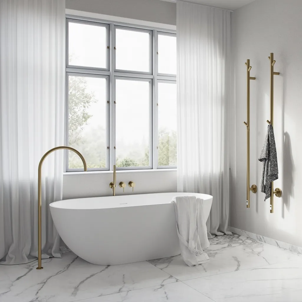 Semplice SBR801 S12 - Badkar/dusch, PVD Borstad Mässing