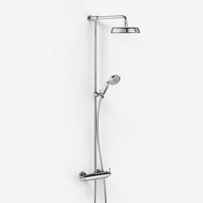 Hassel&Teudt HRL10 S01 - SmartTerm duschstångsset med Ø21 cm. Rain DeLuxe med EasyClean, Krom