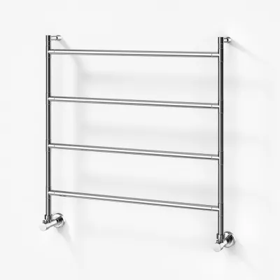 Vetro Nostromo 482/4 - 80x80, Vattenburen handdukstork, Krom