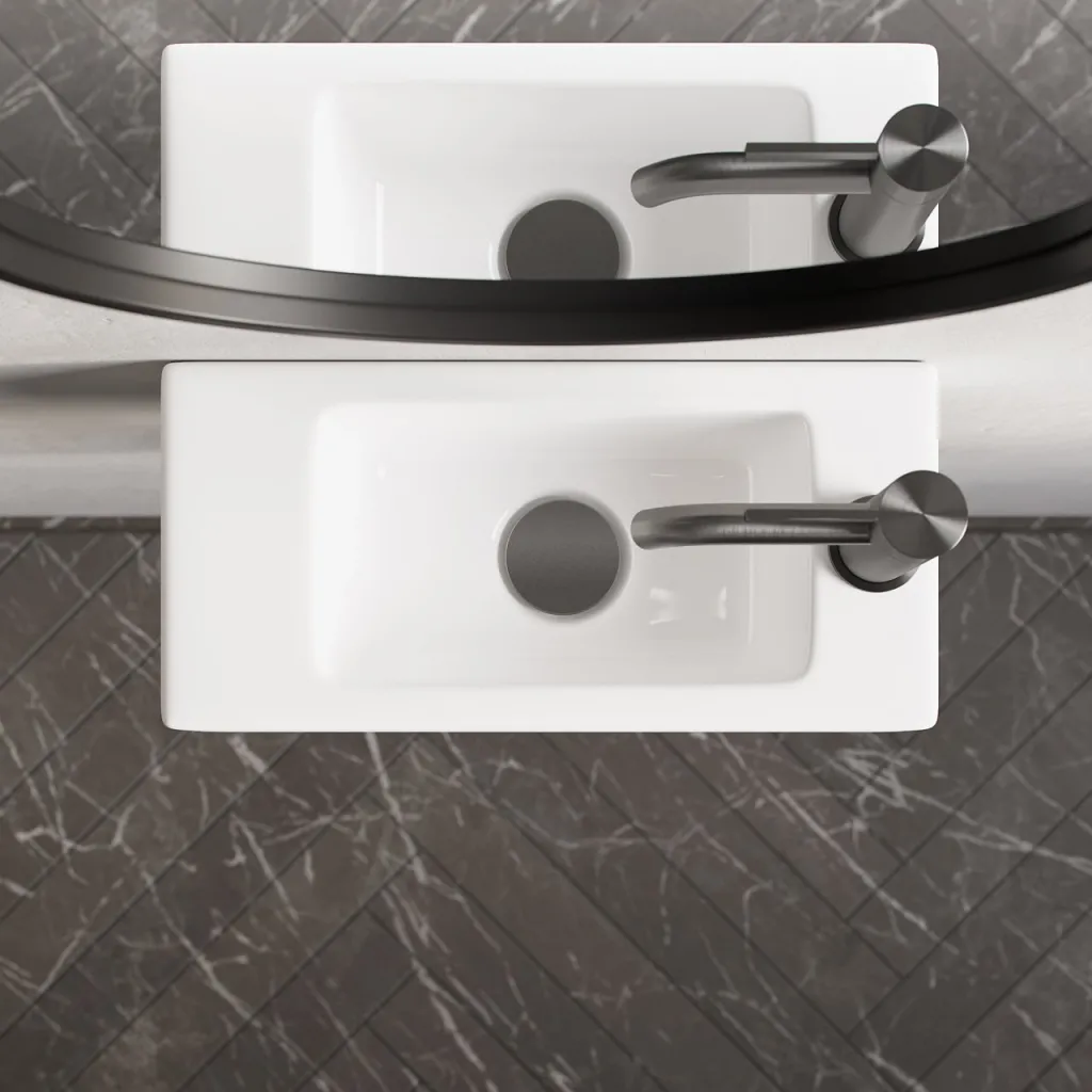 Brick 400 - Glansig vit