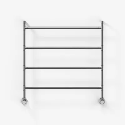 Vetro Nostromo 482/4 - 80x80, Vattenburen handdukstork, Borstad stål