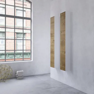 Copenhagen Chic CC1630 - Högskåp i Mattvid Corian® och Raw Wild Oak