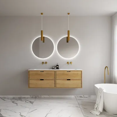 CPH Tapwork Soft 160D - MKII, Skåp i naturek inklusive mattvit SolidTec diskho