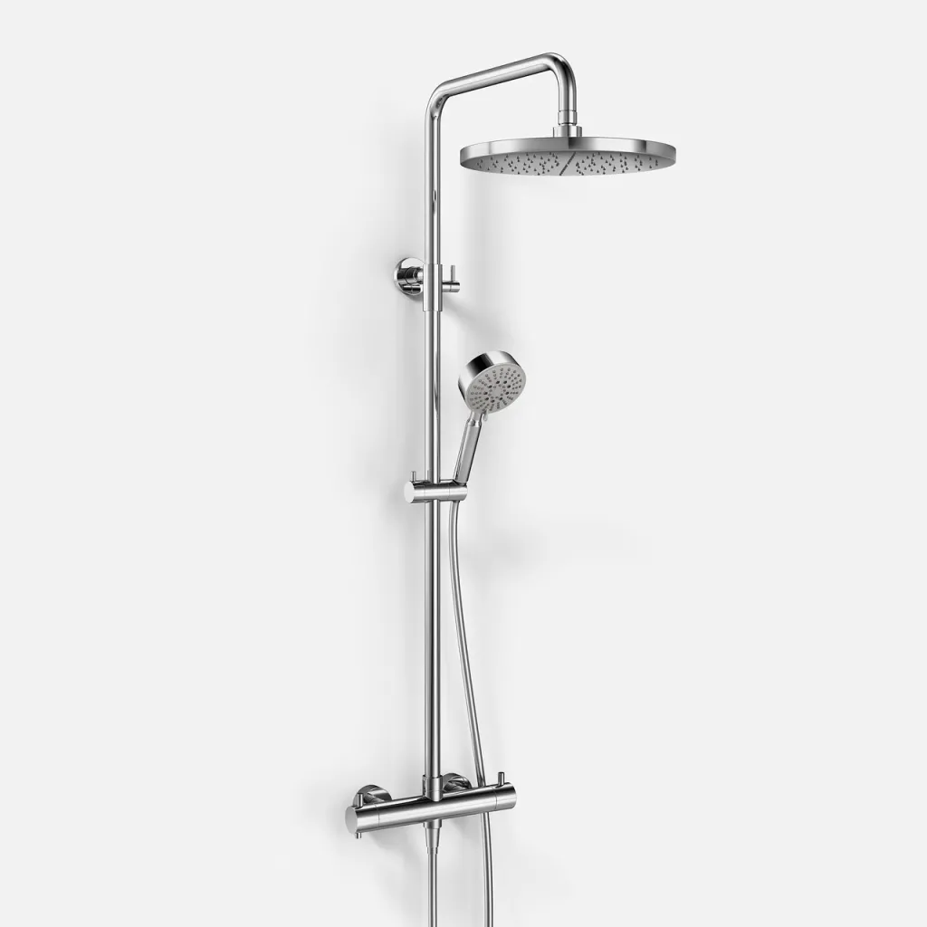 Classwell C900 - Termostatset XL Rain DeLuxe Ø30 EasyClean, Krom