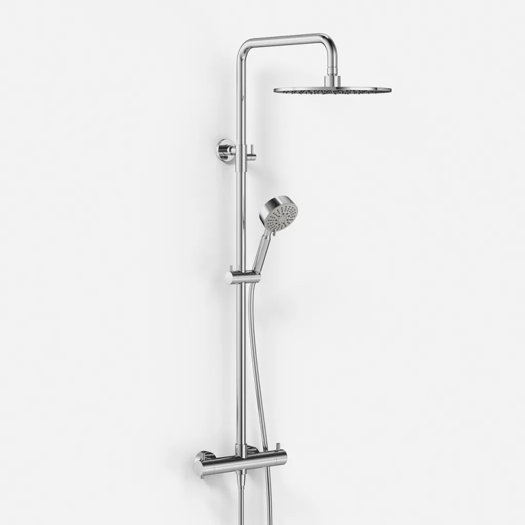 Classwell C900 -  Termostatset XL Rain DeLuxe Ø30 EasyClean, Krom