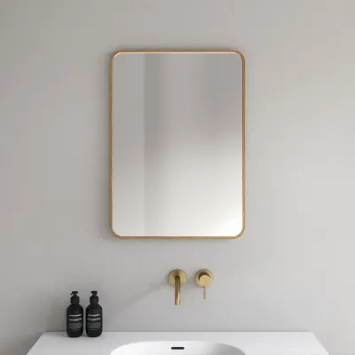 Noorwork NM5070 - 50x70 cm, snickarspegel med träram i oljad ek