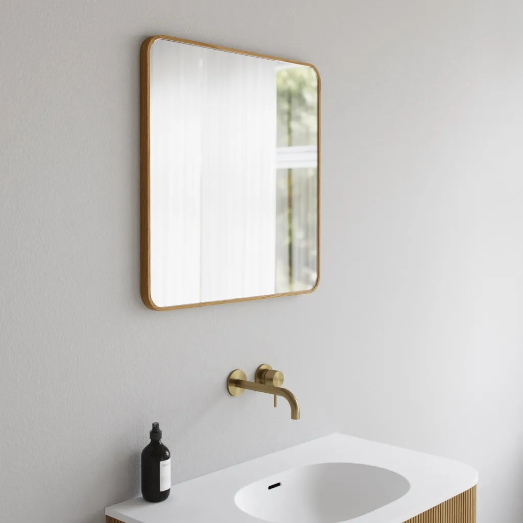 Noorwork NM6060 - 60x60 cm, Mirror, Oak