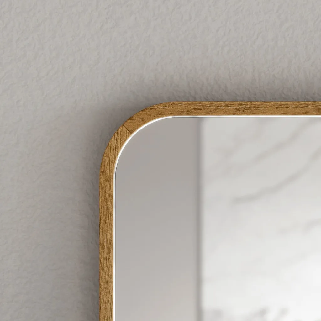 Noorwork NM6060 - 60x60 cm, Mirror, Oak