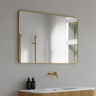 Noorwork NM7010 - 70x100 cm, Spegel med träram i oljad ek