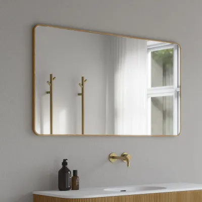 Noorwork NM7012 - 70x120 cm, Spegel med träram i oljad ek