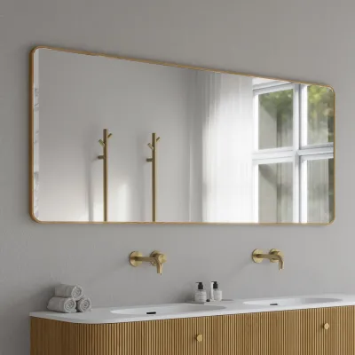 Noorwork NM7016 - 70x160 cm, Spegel med träram i oljad ek