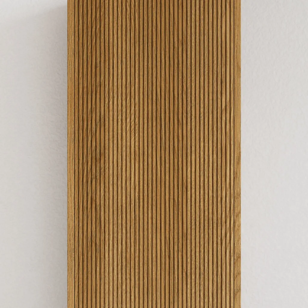 Noorwork NHC4117 - 40x16x170 cm, Snickarens högskåp i naturfärgad ek 