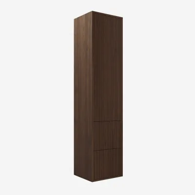 Noorwork NHC4317 - 40x35x170 cm High cabinet, Walnut