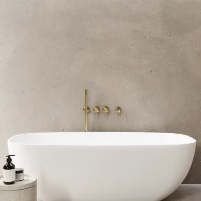 Semplice SBR801 S11 - Badkar/dusch, PVD borstad mässing