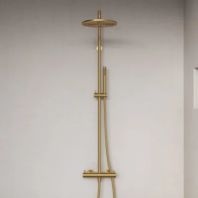 Semplice Rain DeLuxe SRL02 - SmartTerm Ø25 EasyClean, PVD borstad mässing